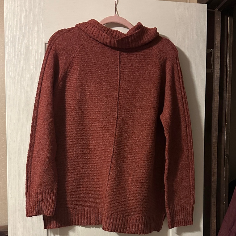 Staccato Warm Rust Turtleneck Sweater